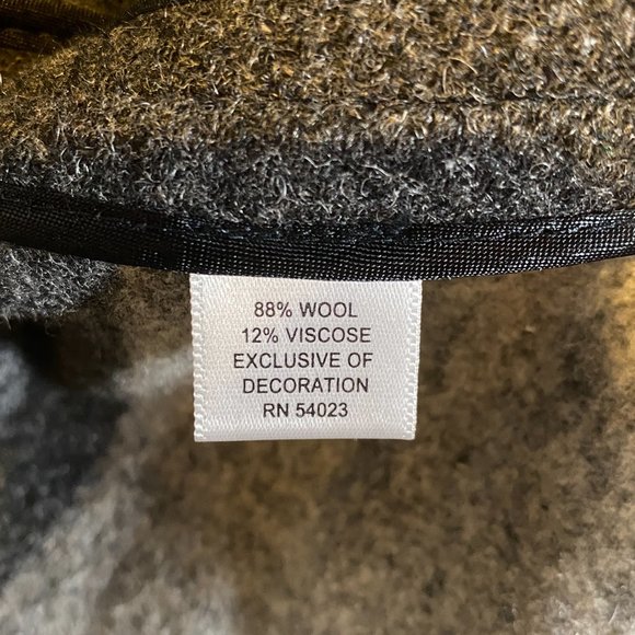 Banana Republic Wool Overcoat in Charcoal Gray - Perfect Condition - Size Small - Picture 12 of 13